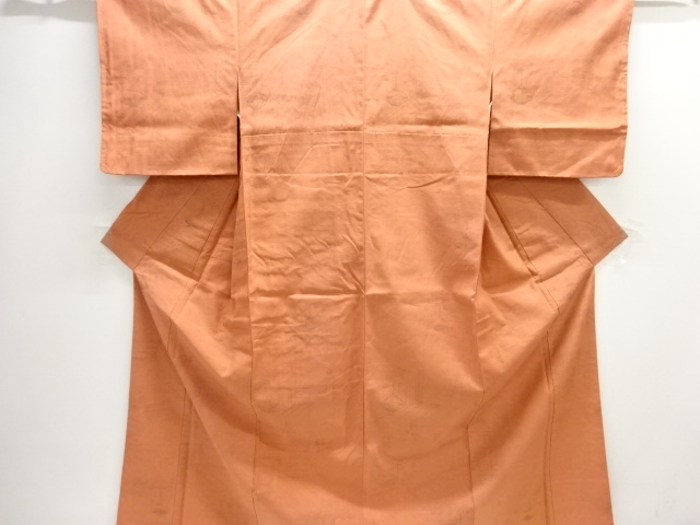 屋敷模様手織り紬着物